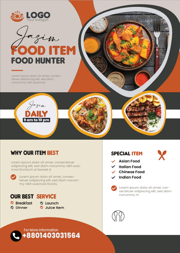 Food Flyer design